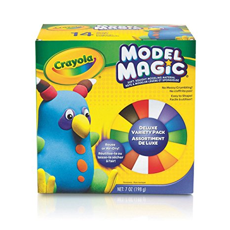 Crayola Model Magic Deluxe Variety Pack, 14 single packs, Net 7 OZ