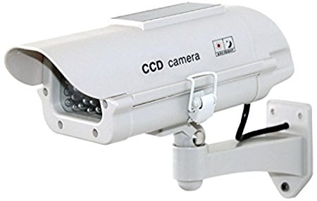 Streetwise Security Products Dummy Camera in Outdoor Housing with Solar Powered Light