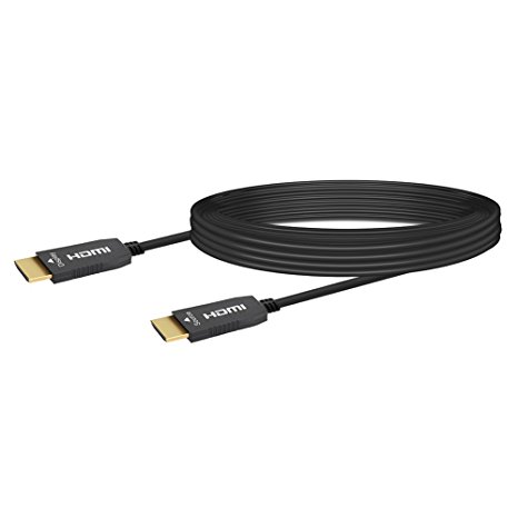 RUIPRO HDMI Fiber Cable 65 feet Light High Speed Support 18.2 Gbps 4K at 60Hz HDMI 2.0b Subsampling 4:4:4/4:2:2/4:2:0 Slim and Flexible With Optic Technology 20m