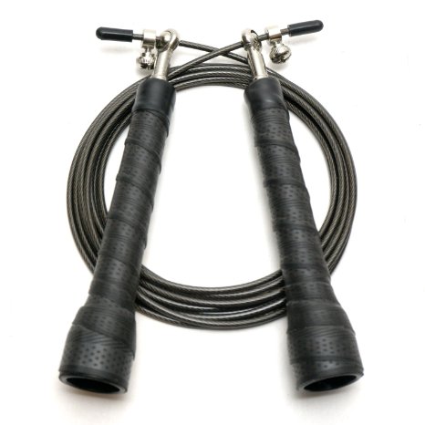Premium Speed Jump Rope with Advanced Ball Bearing System, by Diamond Plate Fitness