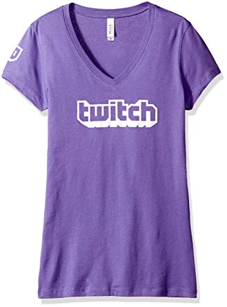 Twitch Logo Women's V-Neck Tee