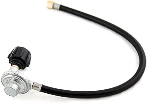 GrillPro 80012 24" Qcc1 Hose and Regulator, Black