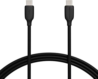 AmazonBasics USB-C 2.0 to USB-C Cable (USB-IF Certified) - 10-Foot, Black