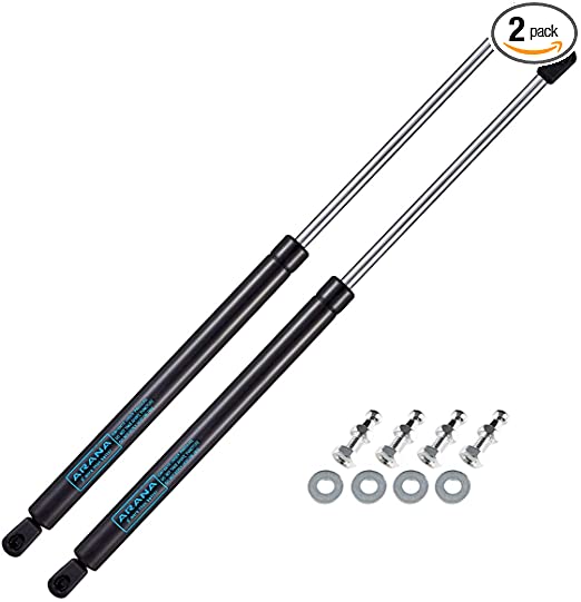 C16-08054 20 inch 100 lbs Lift Supports Gas Spring Shocks Struts 20in C1608054 for Truck RV Bed Basement Door Tonneau Cover Floor Hatch (Suitable Applied Lid Weight 85-110 Pounds Per Pair)