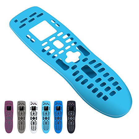 Silicone Case for Logitech Harmony 650 ,Logitech Harmony 700, Anti- Dust and Anti-Drop Silicone Protective Case Cover for Logitech Harmony 650 ,Logitech Harmony 700 Remote Controller (Blue)