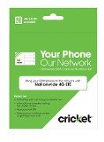 Cricket Wireless Prepaid GSM SIM Card - No Contract  Bring Your Own Device