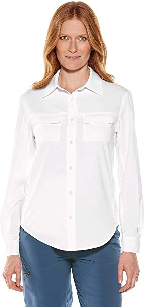 Coolibar UPF 50  Women's Travel Shirt - Sun Protective