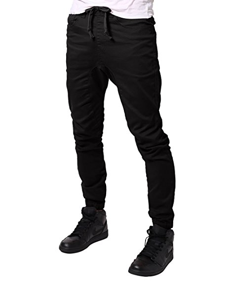 JD Apparel Men's Harem Twill Joggers Pants