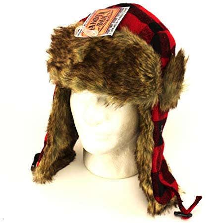 Dakota Dan Trooper Ear Flap Cap w/ Faux Fur Lining Hat
