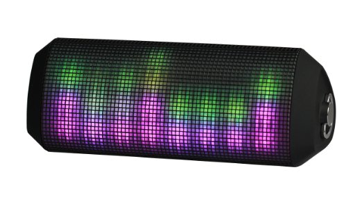 Abdtech Portable Bluetooth Speaker25W Strong DrivePassive Radiator with LED Dancing Light