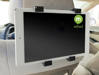 Mfeel® Universal Car Back Seat Headrest Mount Holder with 360 Degree Adjustable Rotating Travel Car Kit for Apple Ipad 2/3/4 Tablet Pc GPS Ipad 4 / Ipad 3 / Ipad 2 Car Headrest Mount Holder-bg03