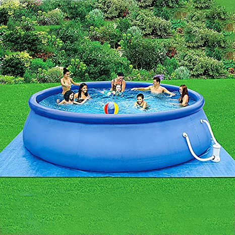 Vwlvrsco 15ft x 33in Inflatable Above Ground Swimming Pool for Kids and Adults, Family Inflatable Swimming Pool Above Ground, Swim Center for Kids, Adults, Backyard