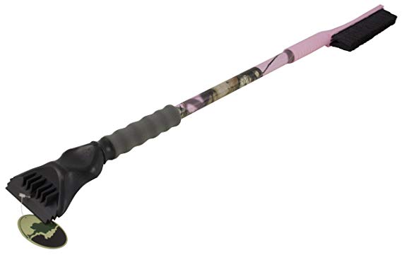 Hopkins MO14020PB Pink Break-Up Country 32" Snowbrush with Integrated Ice Scraper