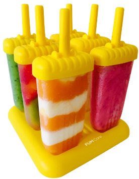 Popsicle Molds - Ice Pop Maker - BPA-Free Popsicles with Tray and Dripguard Function