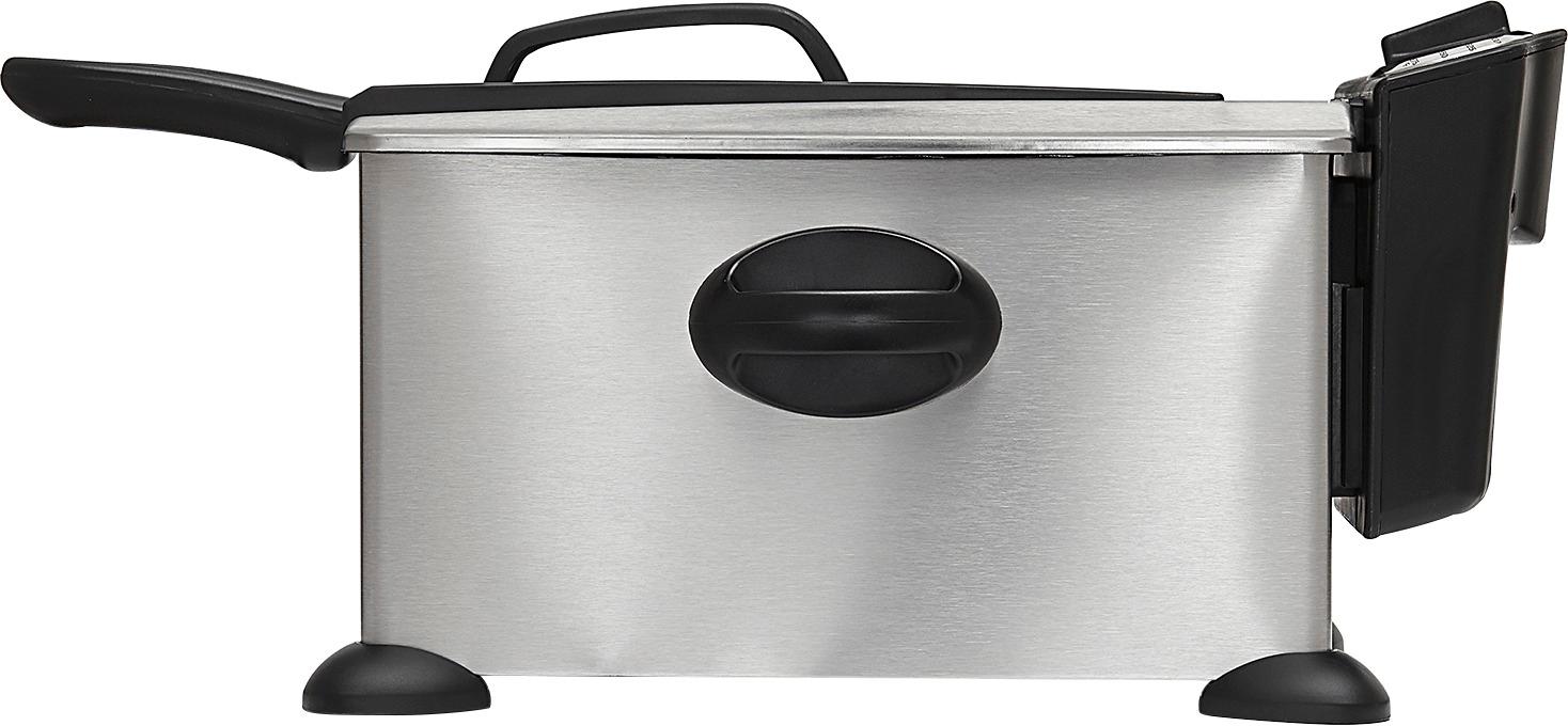 Bella - 3.7-Quart Deep Fryer - Stainless steel