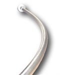 Brey-Krause Heavy Duty Curved Shower Rod -Bright Stainless Finish