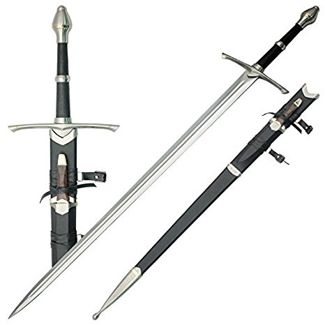 Medieval Sword with Knife In The Scabbard