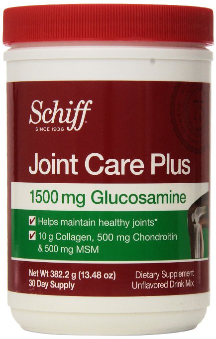 Schiff Joint Free Plus Powder w Glucosamine Chondroitin MSM and Collagen - 1348 oz  3822 grams