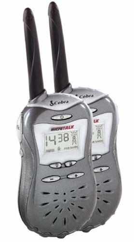 Cobra MicroTalk FRS220-2 2-Mile 14-Channel FRS Two-Way Radio (Pair) (Charcoal)