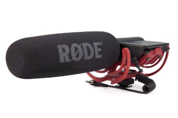 Rode Videomic Shotgun Microphone with Rycote Lyre Mount (Model: VIDEOMICR)