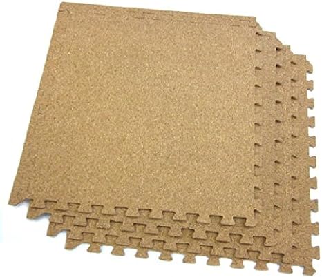 Cork Tiles x 4 with EVA Foam base (16 sqft) by Easimat 507