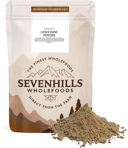 Sevenhills Wholefoods Organic Lions Mane Mushroom Powder 100g