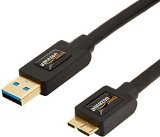 AmazonBasics USB 30 Cable - A-Male to Micro-B - 9 Feet 27 Meters