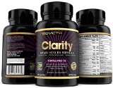 1 Brain Supplement Nootropic - Mind and Energy Booster - Clarity by Neovicta - Improve Focus Memory and Mood - Promotes Superior Brain Function in Men and Women - 30 Day Supply - Money Back Guarantee