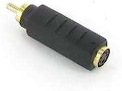 Valley Enterprises RCA Male to S-Video 4-Pin Female Gold Adapter