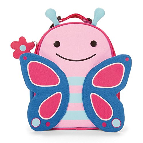 Skip Hop Zoo Lunchie Little Kids & Toddler Insulated Lunch Bag, Blossom Butterfly