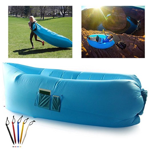 HAKMOCK Air Sleeping Bag,Outdoor Inflatable Lounger Air Sofa,Couch,Thick Than General Air Sleeping Bag