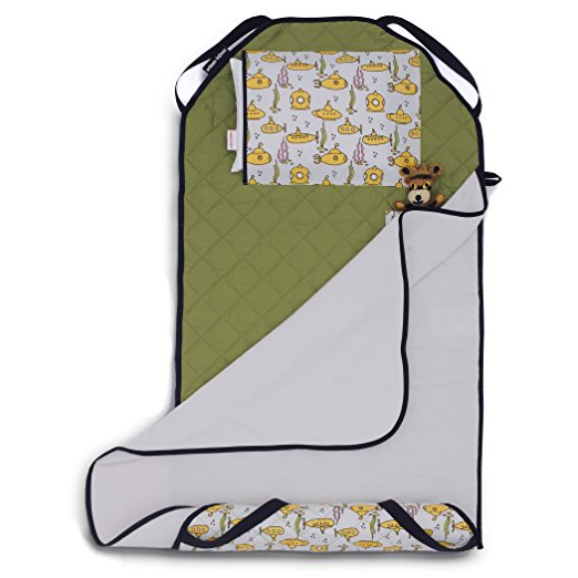 Urban Infant Tot Cot All-In-One Preschool/Daycare Toddler Nap Mat - Submarines