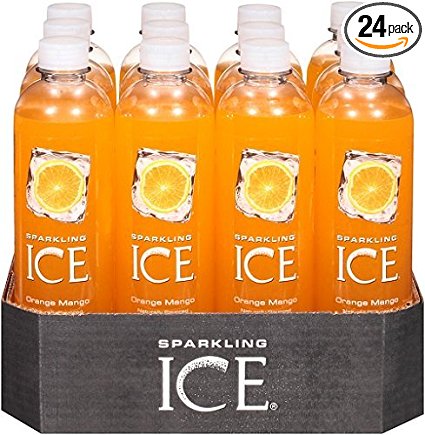 Sparkling ICE Spring Water (Orange Mango, 17 Oz, Pack of 24 Units)