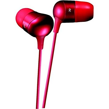 JVC HAFX35R Soft Marshmallow headphone (Red) (Discontinued by Manufacturer)