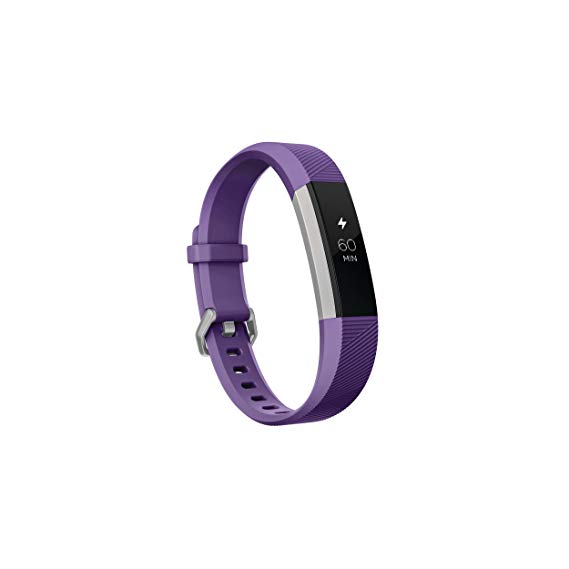 Fitbit ace activity tracker for kids, 8 , power purple/stainless steel