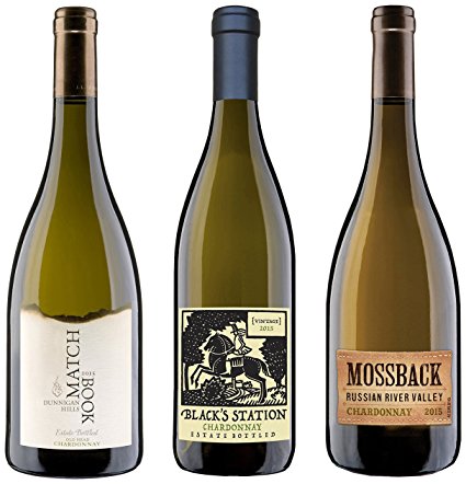 Matchbook Wine Co California Chardonnays Mixed Pack Wines 3 x 750 mL