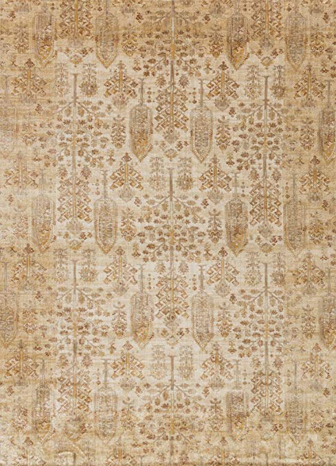 Loloi ANASAF-11AIGOC0F0 Anastasia Collection Area Rug 12'-0" x 15'-0" Ant Ivory/Gold