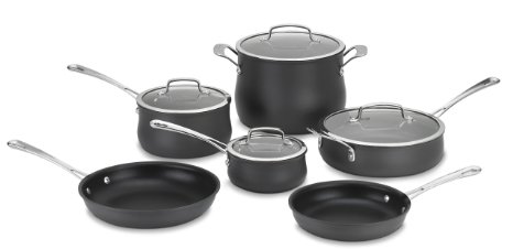 Cuisinart 64-10N Contour Hard Anodized 10-Piece Cookware Set