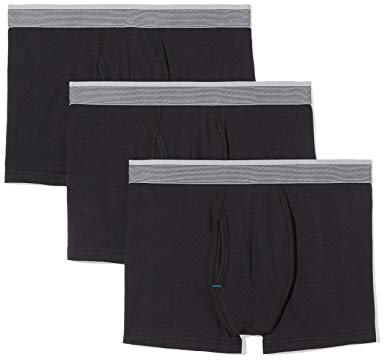 Amazon Essentials Men's 3-Pack Performance Cotton Stretch Trunk