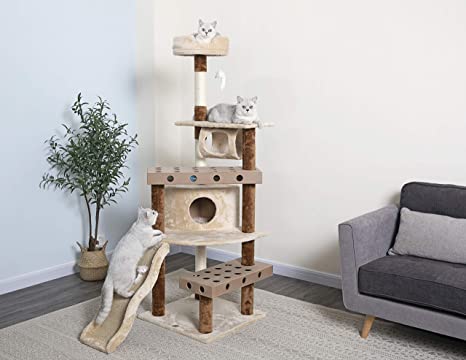 Go Pet Club IQ Busy Box Cat Tree