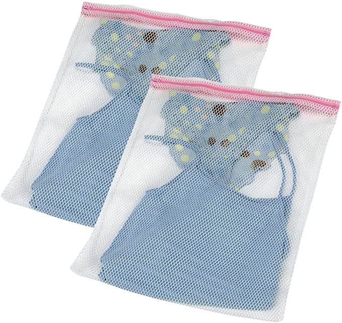Household Essentials 121-2 Mesh Laundry Wash Bag for Delicates - 2 Pack