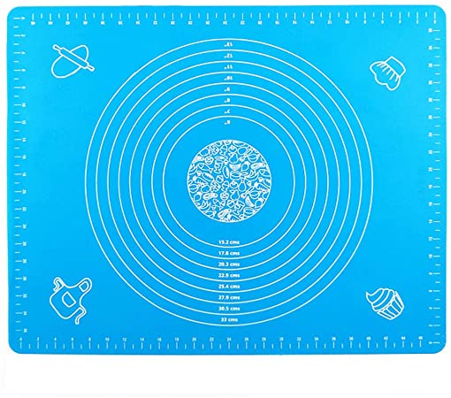 Silicone Baking Mats Pastry Mat Pastry Dough Rolling Mat Non-stick and Non-slip Table Baking Sheet with Measurements