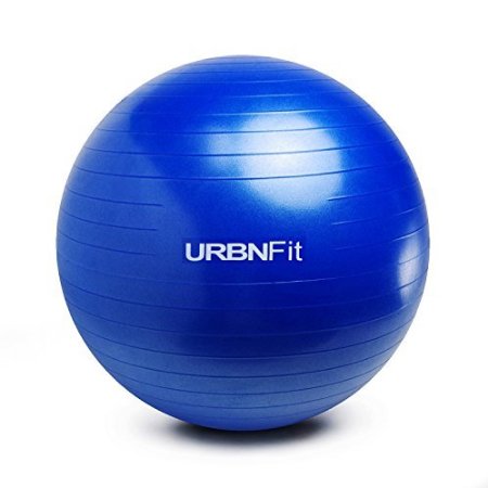 Exercise Ball (Multiple Sizes) for Fitness, Stability, Balance & Yoga - Workout Guide & Quick Pump Included - Anit Burst Professional Quality Design
