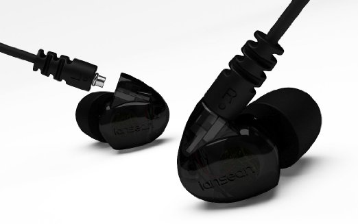 iansean Museti In-ear Monitor Noise-cancelling Detachable Cables Earbuds (Black)