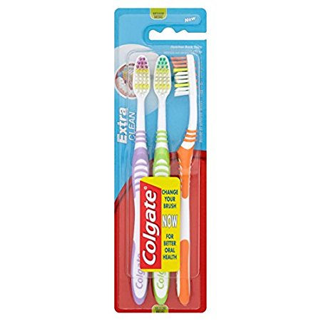 Colgate Extra Clean Full Head, Medium Toothbrush #41, Pack of 12