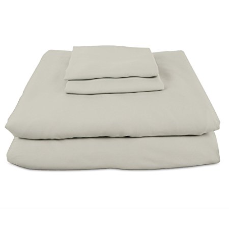 Bamboo Sheets INTERNATIONAL Premium 100% Viscose Bamboo Sheet Set King Size in Stone. BSI-K-S. Luxury Bamboo Bed Sheets with Deep Pocket Design Are the Perfect Pillow Top Mattress Sheets.