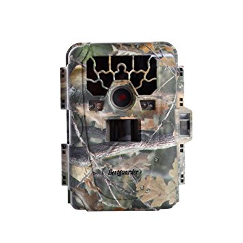 Trail Camera, Bestguarder Waterproof IP66 Game Life Sercurty Wildlife Digital Camera With 12 MP 1080P HD Time Lapse 65ft 120° Wide Angle Infrared Night Vision 36pcs IR LEDs 2.0" LCD Screen