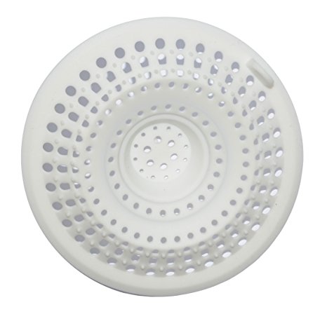 Excelity® Drain Protector Hair Catcher Drain Cover(White)
