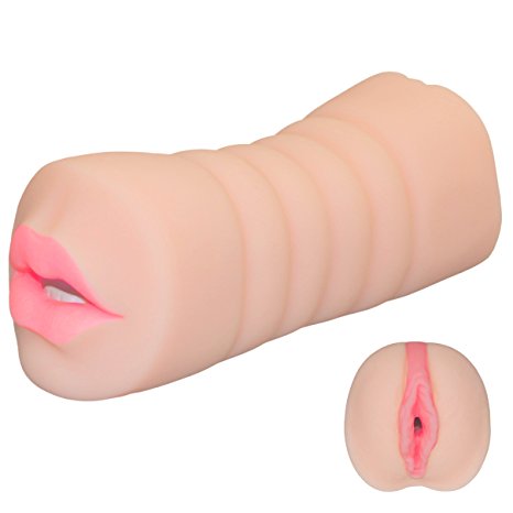 Riodong 3D Realistic Masturbator Vaginal Oral Sex Toy for Male Masturbation