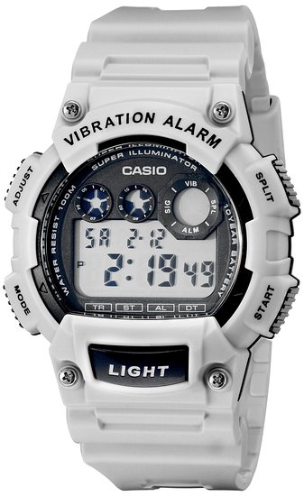Casio Mens W-735H-8A2VCF Vibration Alarm Digital Watch